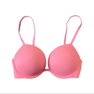 PINK by Victoria’s Secret Bra: NEON ORANGE/PINK (NWOT)